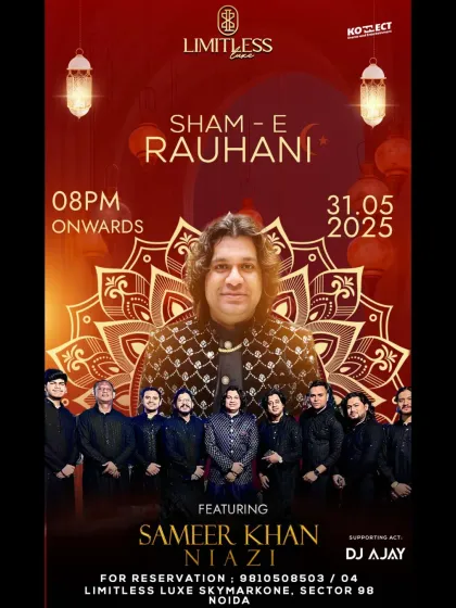 Another one of our 'Sham-e-Rouhani' nights at Limitless Luxe. We are regulars at this venue and always have an amazing time with the crowd there.