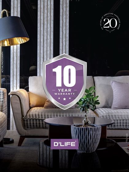 My 10-year warranty offers you complete peace of mind. It's my promise of quality and craftsmanship, ensuring your interiors remain as stunning as the day they were installed.