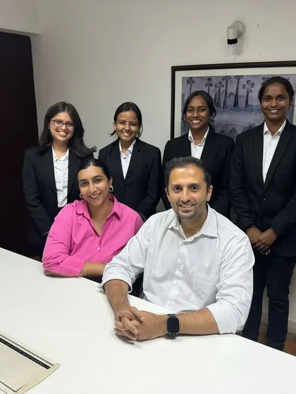 Mentoring is at the heart of what we do. Here we are with our talented interns from April 2025, discussing the practical aspects of IP litigation and trademark law in our office.