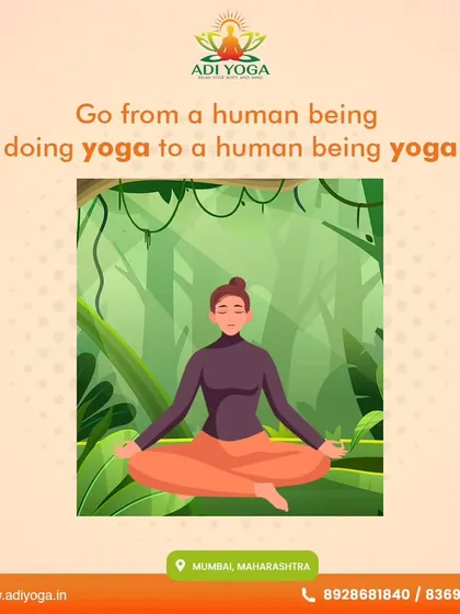 My goal is to help you go from a human being *doing* yoga to a human being *embodying* yoga. It is a shift from action to a state of being, where peace and balance become your nature.