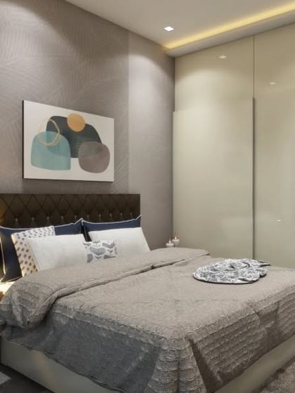 Interiors Bangalore - Full Home Interior Design Serene Master & Guest Bedrooms photo 13