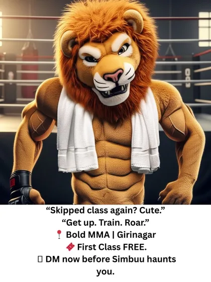 Meet Simbuu, our gym mascot and your daily guilt trip. He knows all your excuses. He’s here to remind you that your goals won't wait. Stop thinking, start training.