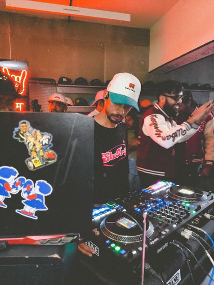 A candid shot from the first Slw Drift party. The night was epic, and we're already planning to host more parties like this soon.