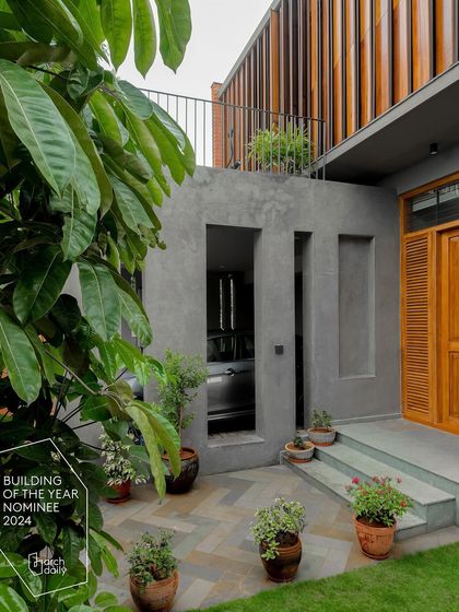 Our 'Screen House' project was also nominated for the ArchDaily Building of the Year Awards in 2024. This project's blend of cultural motifs and climate-responsive design was a particular passion of ours.