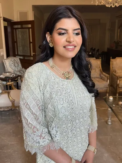 A closer look at Ananya's soft day glam. The focus is on enhancing her natural features with a light, radiant touch.
