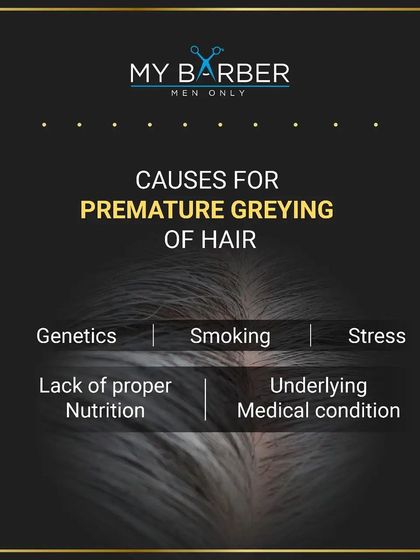 Understanding your hair is the first step to caring for it. This graphic explains some of the common causes of premature greying, from genetics and stress to nutrition.