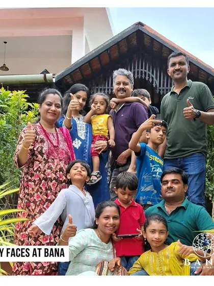It's not just for schools. I love hosting families and seeing multiple generations come together to create happy memories at the resort. Everyone here is giving a thumbs up to a great day.
