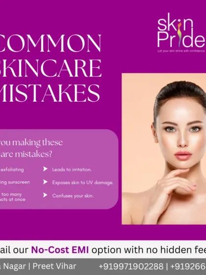 Are you making these common skincare mistakes? Skipping sunscreen and over-exfoliating can do more harm than good. We're here to help you fix them.