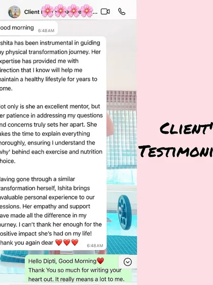 This client's testimonial highlights how my personal transformation journey brings empathy and invaluable experience to our sessions. Understanding the 'why' behind every choice makes all the difference.