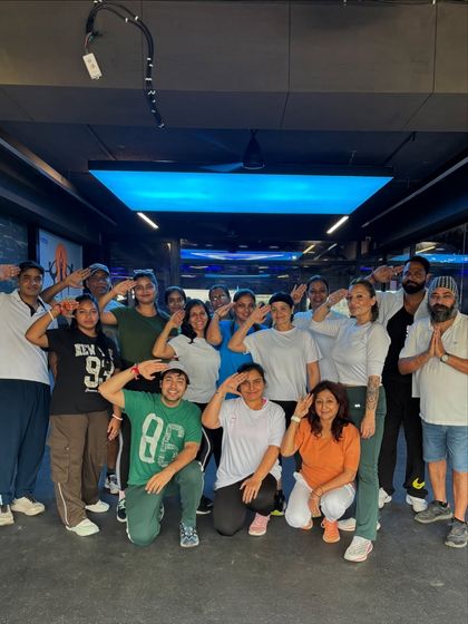 Saluting the nation with pride. Another group photo from our Independence Day themed class.