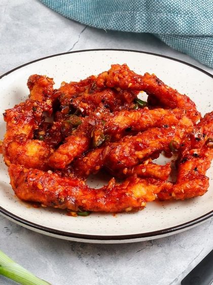 Our Honey Chilli Crispy Chicken is a perfect combination of sweet, spicy, and crunchy. A favourite for a reason.
