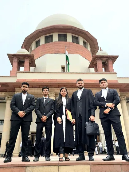 With my team of dedicated junior advocates outside the Supreme Court. I believe in nurturing the next generation of legal talent. Together, we work tirelessly to prepare, argue, and win cases for our clients.