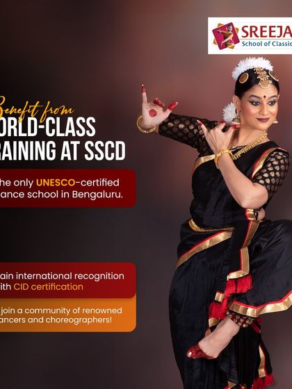 Did you know my school is the only UNESCO-certified dance school in Bengaluru? This certification offers our students international recognition.