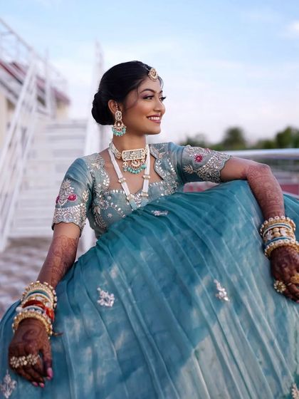 Engagement & Reception Glam photo 11