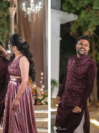 Candid laughter during a duet. The practice sessions are all about having fun, so you feel relaxed and happy on stage.