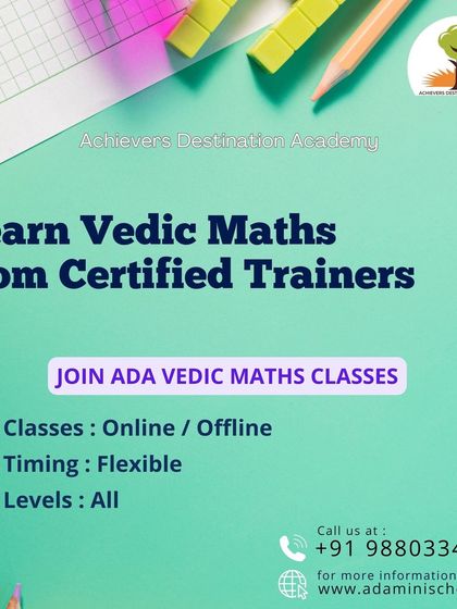Achievers Destination Academy - Mental Math & Speed Calculation Vedic Maths Magic photo 23
