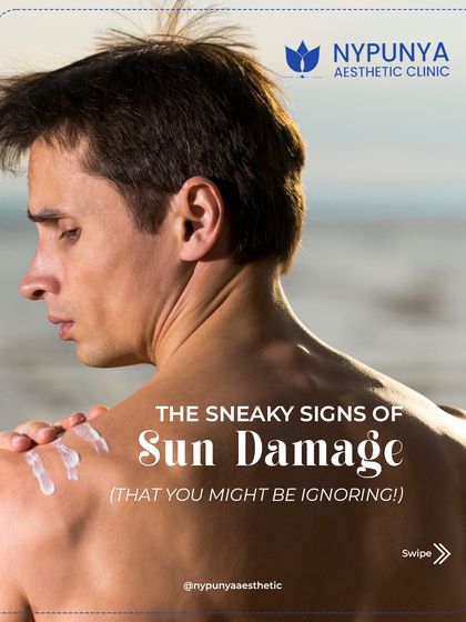 Many people ignore the sneaky signs of sun damage until they become significant. It's important to recognize them early.