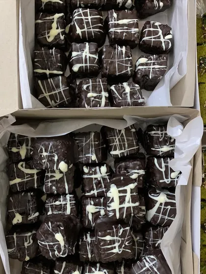 Another shot of the brownie boxes.