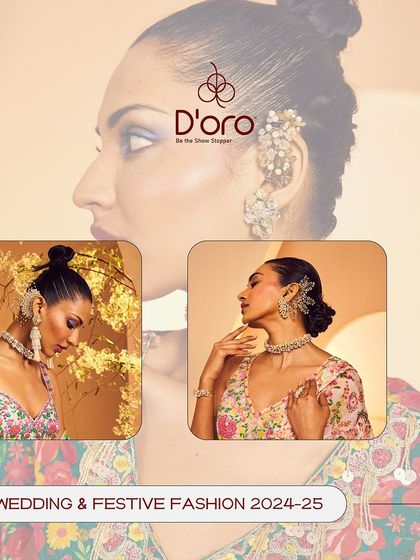 A collage showcasing our wedding and festive fashion for the upcoming season, full of statement pieces.