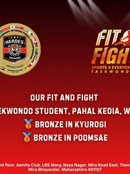 We are a team that achieves greatness. This graphic celebrates our student's success on the international stage, a result of dedicated training and an unbreakable spirit.