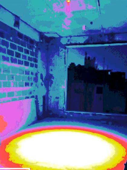 This image shows a lux level map, a technical visualization of light intensity and distribution. We use this data to ensure our lighting plans meet the required standards for comfort and functionality in a given space.