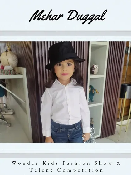 Welcome aboard, Meher Duggal. Her classic white shirt and top hat look is incredibly stylish.