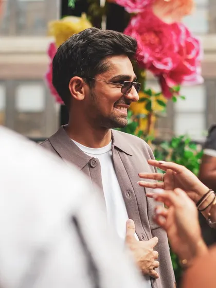 Sharing a laugh with guests in New York. Connecting with the crowd is just as important as the music I play.