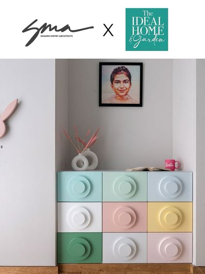 This feature from The Ideal Home & Garden highlights a colorful, Lego-inspired chest of drawers we designed for a kid's room. It’s a perfect example of how we make storage fun and integrate it into the room's playful theme.