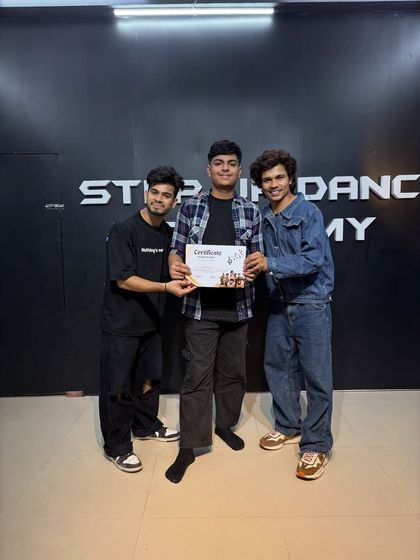 Congratulations to our student for successfully completing the TV Reality Show Training Batch. This certificate is the first step towards a professional dance career.