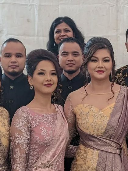 The wonderful members of the Shillong Chamber Choir, with whom I collaborated for the Golden Jubilee celebration of Meghalaya's statehood. Their talent was central to the show's success.