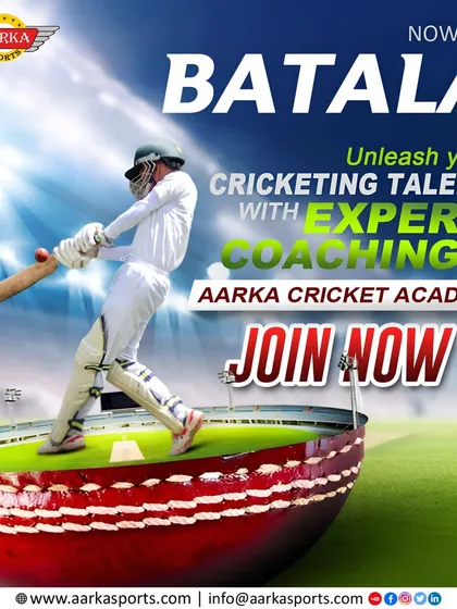 Our academy in Batala is now open for enrollments. We offer expert coaching, modern facilities like bowling machines and video analysis, and personalized progress tracking.