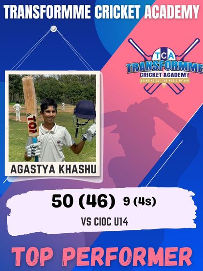 Transform Cricket Academy - Advanced Competitive Cricket Training The Record Breakers: Individual Player Achievements photo 96