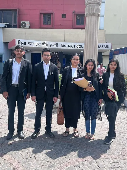 Another day at Tis Hazari District Court with the team. We believe in standing up and speaking for those who need a voice in the justice system.