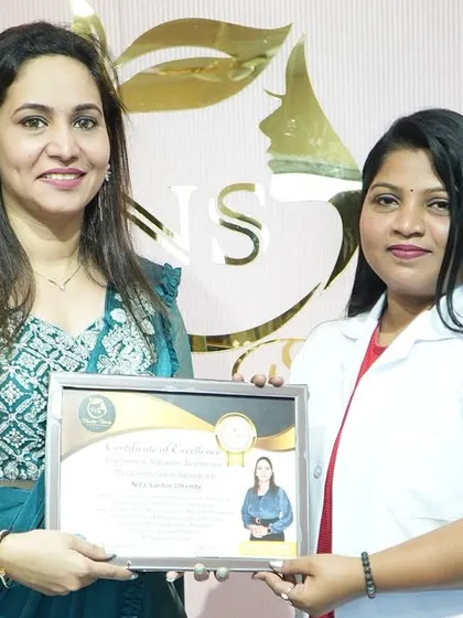 Another happy graduate from our cosmetology batch. I am proud to send another skilled professional into the beauty industry.
