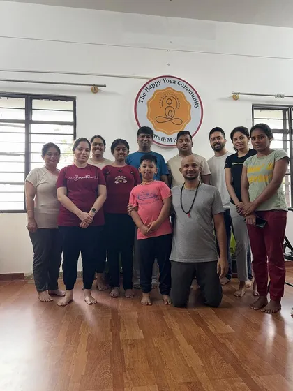 This is our community after a 6 am Yin Yoga session. We are a group of regular people showing up for ourselves. It is about finding that quiet space, improving flexibility, and starting the day with a clear mind.