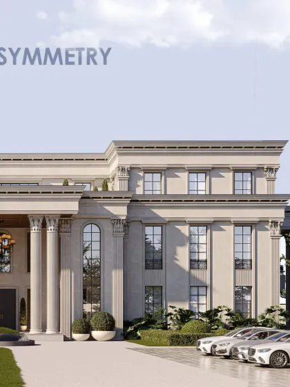 A study in balance and proportion, this facade draws from classical sensibilities to deliver a bold yet harmonious presence. The symmetry reinforces a sense of permanence while intricate details elevate its architectural language.