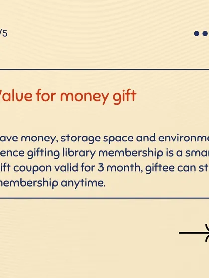 A library membership is the best Diwali gift for a child. It's a sustainable, value for money present that the whole family can enjoy. We even gift wrap the first set of books to make it extra special.