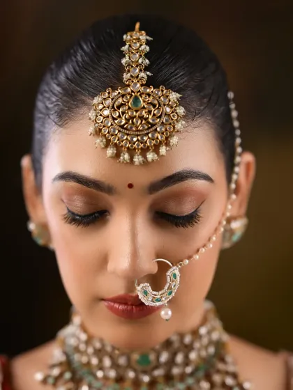 Surabhi's Makeup Studio & Academy - Professional Makeup & Hairstyling Courses Student Portfolios: Modern & Reception Glam photo 11