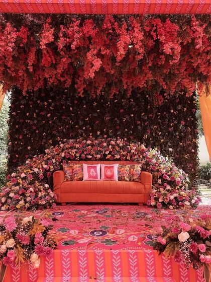 Nirvana Event and Decor - Wedding Planning & Thematic Decoration Vibrant Haldi & Mehendi Ceremonies photo 92