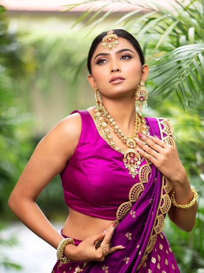 Bhargavi and Poorvika - Ethnic & Fusion Wear Rental Pre-draped & Half Sarees photo 17