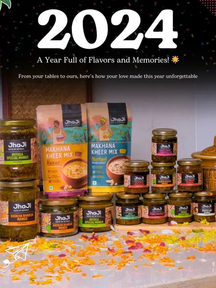 From the spicy kick of our traditional pickles to the comforting sweetness of our Makhana Kheer, this is our entire family of flavors. Each product is a piece of our home, made for yours.