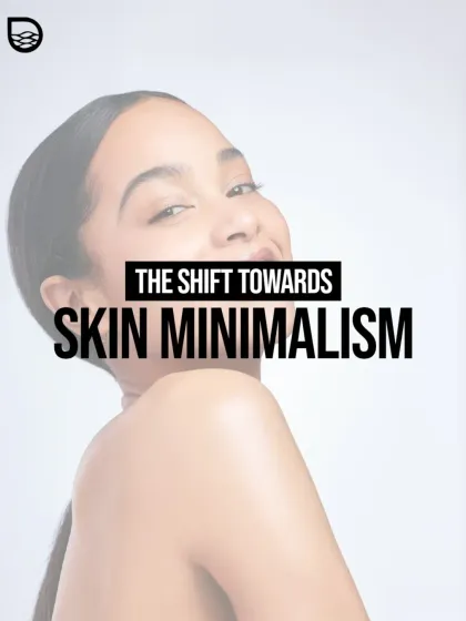 This image introduces the concept of 'Skin Minimalism,' a trend I fully support. The goal is to enhance, not alter, your natural beauty.