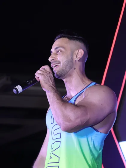 The sound of my voice, the power of my dreams. Speaking at an event, I get to share my passion and connect with the community on a deeper level. This is about more than just fitness; it's about finding your voice and chasing your dreams.