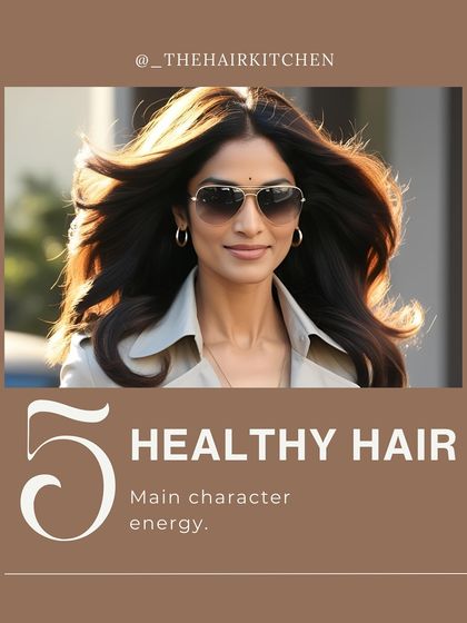 Healthy hair gives you that main character energy. It's glowing, flowing, and feels untouchable. This is the goal we work towards with every treatment.