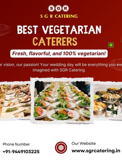 Fresh, flavorful, and 100% vegetarian. This collage of beautifully presented salads and appetizers showcases our commitment to quality and presentation.