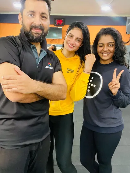 Celebrating a great workout with my clients. The smiles and high energy make all the hard work worth it.
