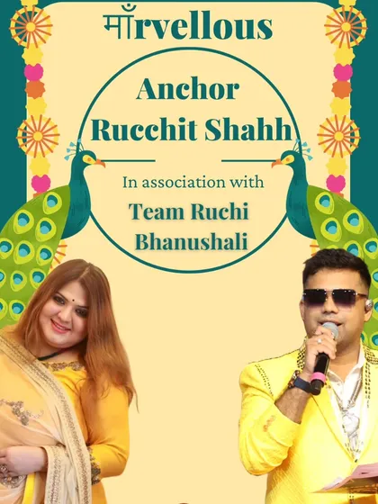 A poster for a wedding chanting event. This showcases my versatility in handling both high-energy and serene, spiritual ceremonies.