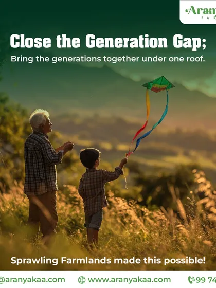 Close the generation gap by bringing everyone together under one roof. Our sprawling farmlands make it possible for families to connect and create memories together.