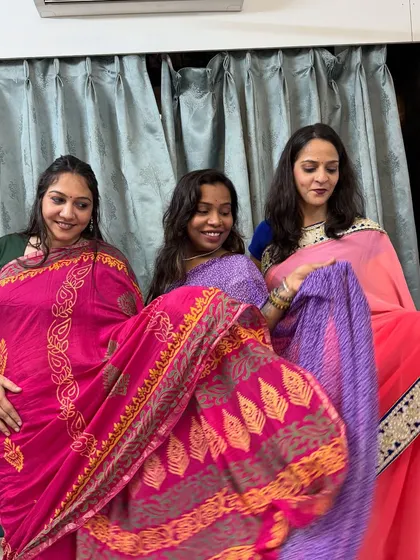 Sharing a fun moment with my students. It's not just about teaching techniques; it's about building relationships and enjoying the process of learning together.