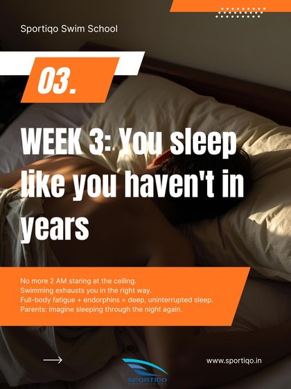 In week three, you will start sleeping like you have not in years. The combination of full-body fatigue and endorphins leads to deep, uninterrupted rest. No more staring at the ceiling at 2 AM.